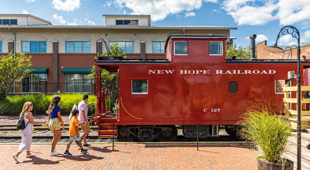 New Hope Railroad in New Hope, Pennsylvania